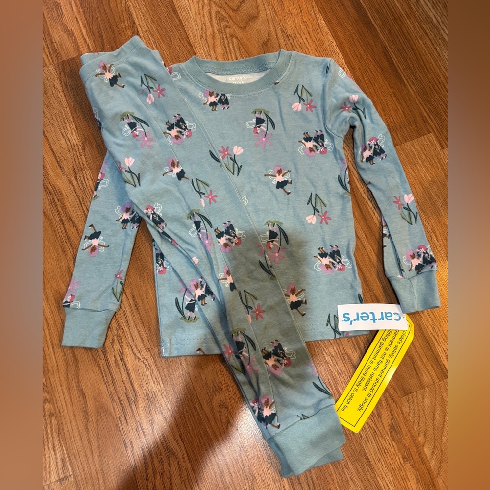 NWT Carter’s toddler girl fairy pajamas size 4T